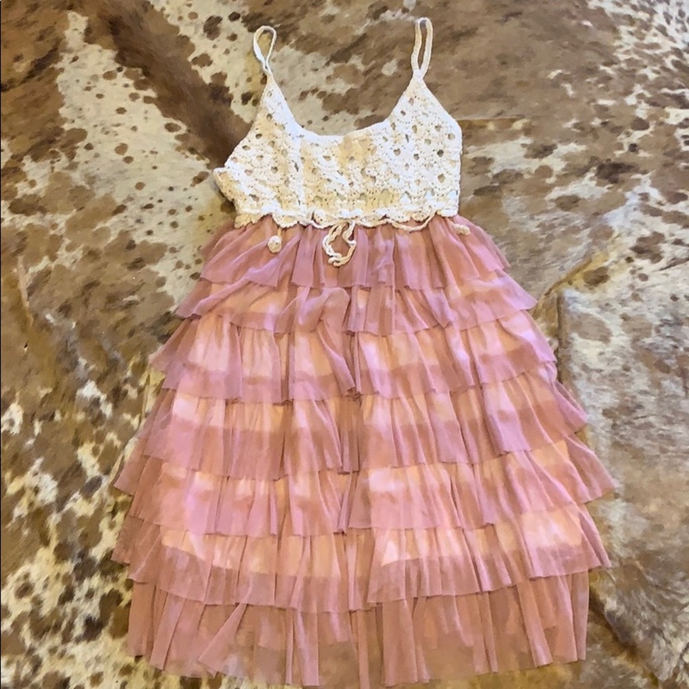 Crochet top dress